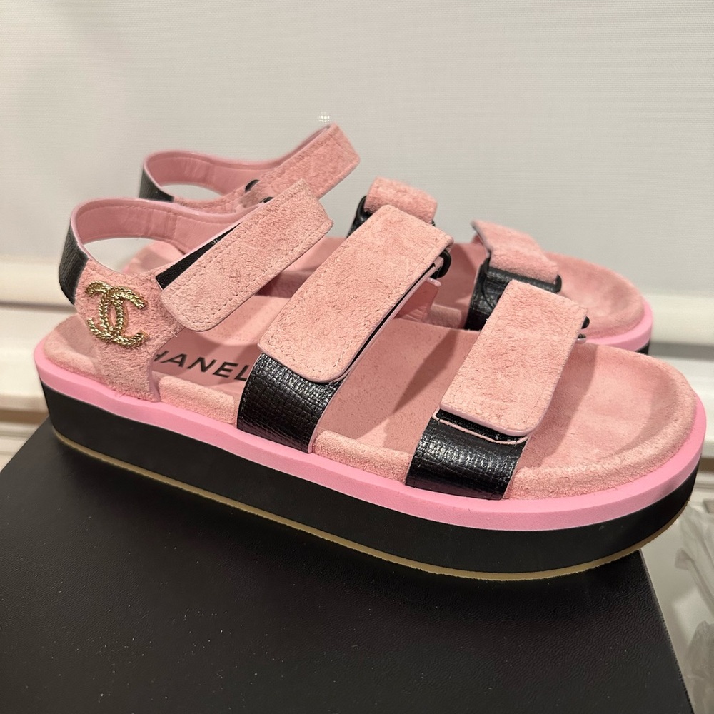 Chanel gladiator Dad sandals 2022 summer collection sz 40